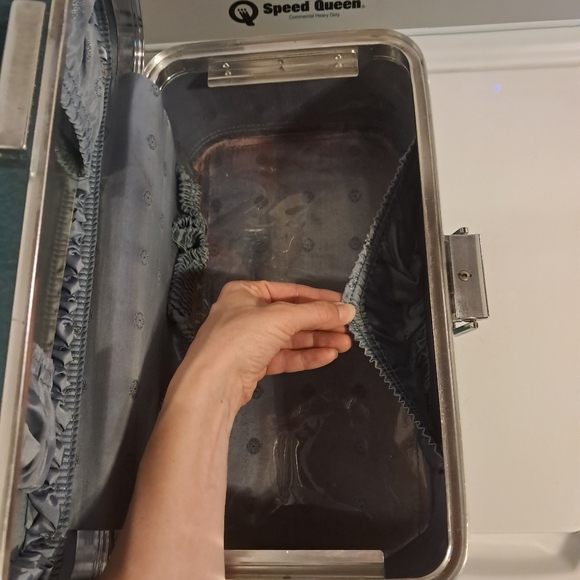 Vintage Towncraft Train case Travel Bag Make Up Box Suitcase Prop - Picture 8 of 15